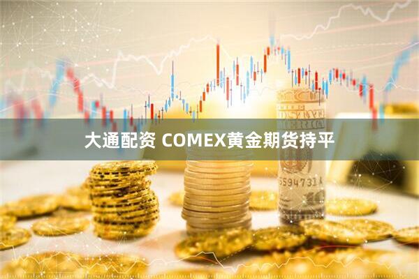 大通配资 COMEX黄金期货持平