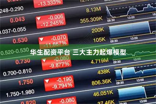 华生配资平台 三大主力起爆模型